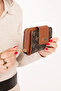 Daily Useful Wallet and Card Holder Sp.935 Brown Text - 4