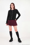 Premium Pile Detailed Regular Fit Round Neck Knitwear Cardigan Women's Cardigan 680Hi00038 - 3