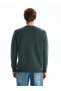 Trendlucky Men's Sweatshirt with Oval Collar and Long Sleeves - 4