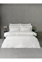 Moon Embroidered Cotton Satin Double Duvet Cover Set - 2
