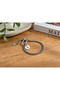 Zodiac Symbol Steel Chain Bracelet – Modern Plate Detail Stylish Women's Accessory - 2