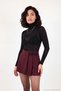Slim Fit Turtleneck Slim Blouse Women's Bluz 5866880 - 3