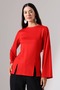Women's Modal Slit Detailed Spanish Sleeve Blouse - 5