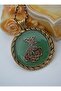 Handmade Long Chain Necklace - Green - - 3