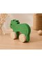 Wooden Honey Toy Lion Natural Handmade Toy - 3