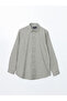 Nevavm Regular Fit Long Sleeve Dobby Men's Shirt with Difference - 5