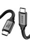 كابل Thunderbolt 4 متوافق، كابل USB4 بطول 2 متر [مزامنة بيانات بسرعة 40 جيجابت في الثانية، دقة 8K/6K/5K@60Hz، 4K@144Hz، 24] - 6