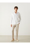 Nevavm Slim Fit Long Sleeve Dobby Men's Shirt with Difference - 2