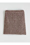 Nevavm Farklı Design Zippered Houndstooth Patterned Mini Skirt - 5