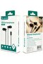LEW61 Type-C Stereo Wired Earphones, In-Ear Headphones with Microphone, 1.2m Tangle-Free Cable, Clear Sound, Black - 2