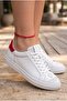3-Piece Red Rope Anklet Set Waterproof Adjustable Lift Knot Minimal Chance Anklet Macrame Detailed Sports Anklet - 2