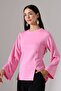 Women's Modal Slit Detailed Spanish Sleeve Blouse - 4