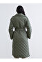 Two Mt Shop Quality Lcw Modest Khaki Jacket Collar Quilted Women's Puffer Coat - 5