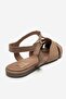Nathalie Toprak Suede Genuine Leather Women's Sandals - 5