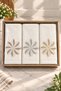 Set of 3 Elegant Embroidered Kitchen Towels 30×50 cm Boxed Gift Dowry Set - 3