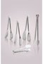 Pami̇t Home Stainless Steel Luxury 5-Piece Tongs Serving Set for Cake, Salad, Pasta, Grilled Food, Sugar Bowl Tongs Serving Set - 3
