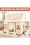Large Kids Tent House Indoor,Toddler Play Tent With Birthday Party Decoration,Indoor Outdoor Play house for Baby Princess Castle Tent,Kids Indoor Room Toys for Boys Girls Age 3-10 Years Old - 8
