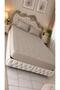 Tembel İşi̇ Double-Sided Sheet Set, Quilted Fabric with Elastic Pad and 2 Pillow Covers, Sheet Set
