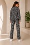 Childeer Girls' Printed Patterned Jacket and Pants Set Two-Piece Combination - 2
