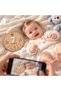 Baby Monthly Memory Card 1-12 Months Wooden Photo Shoot Card with Changeable Numbers Sailor Themed - 5