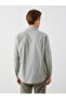 Nevavm Regular Fit Long Sleeve Dobby Men's Shirt with Difference - 4