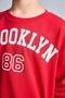 Regular Fit Crew Neck Printed Long Sleeve Cotton Sweatshirt for Boys H9894A826Au - 3