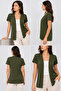 Wear It and Feel Comfortable. |   Women's V-Neck Front Buttoned Viscose Cardigan - 4