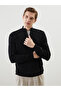 Nevavm Dik Yaka Long Sleeve Men's Knitwear Sweater with Difference