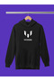 Lionel Messi Printed Cotton Long Sleeved 3-Yarn Hooded Sweatshirt - 2