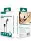 Type-C Wired Mono Earphone LEW41, 1.2m Cable In-line Mic, Control Remote, 14.2mm Driver, 32Ω Impedance, Hi-Fi Sound - 3