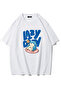 Unisex Oversize Lazy Day T-Shirt White
