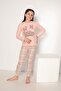 8876 Girls' Printed Pajama Set - 2
