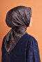 Ethnic Patterned Sura Silk Scarf 9631Ds - 5