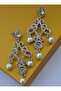 Evening earrings - multicolor -