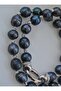 Black Pearl Design Necklace - - 4