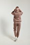 3 Thread Women's Tracksuit Set with Side Pockets, Bottom Top, Soft Fleece Inside - 6