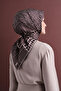Geometric Patterned Sura Silk Scarf 9644Ds - 5