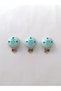 Mushroom Wooden Pacifier Clip Blue (3 Pcs) Little Prince