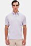 Slim Fit Galactic Lilac Pique Textured Polo T-Shirt