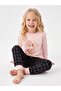70041 Girls' Printed Long Sleeve Pajama Set