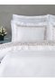Sombre Embroidered Cotton Satin Double Duvet Cover Set - 3