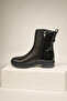 Women's Genuine Leather Elastic Riding Boots - 6