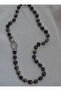 Black Pearl Design Necklace - - 3
