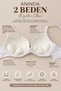 Women's Extra Padded Push up Bra – Size 2, Size Enlargement Effect, Fixed Strap Support Bra (747) - 3