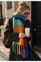 Soft Imported Soft Textured Women's Colorful Buklet Scarf, Shawl, Shoulder Shawl, Valentine's Day Gift
