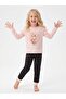 70041 Girls' Printed Long Sleeve Pajama Set - 2
