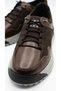 Men's Sneaker Leather Suede Detailed Lace-Up Thick Contrast Sole Daily Sports Shoes Stylish Casual 90-348 - 4