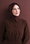 Plaid Patterned Sura Silk Scarf 9626Ds - 2