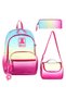 Girl's 3-Piece Elementary School Bag, Lunch Box and Pencil Case Set