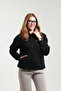 Women's Sweatshirt with Side Pockets 3 Yarns (Soft Puff Fabric) - 4